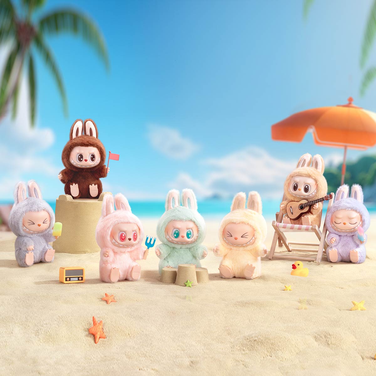 Pop Mart Labubu 'The Monsters' - Have a Seat Vinyl Plush Blind Boxes (single)