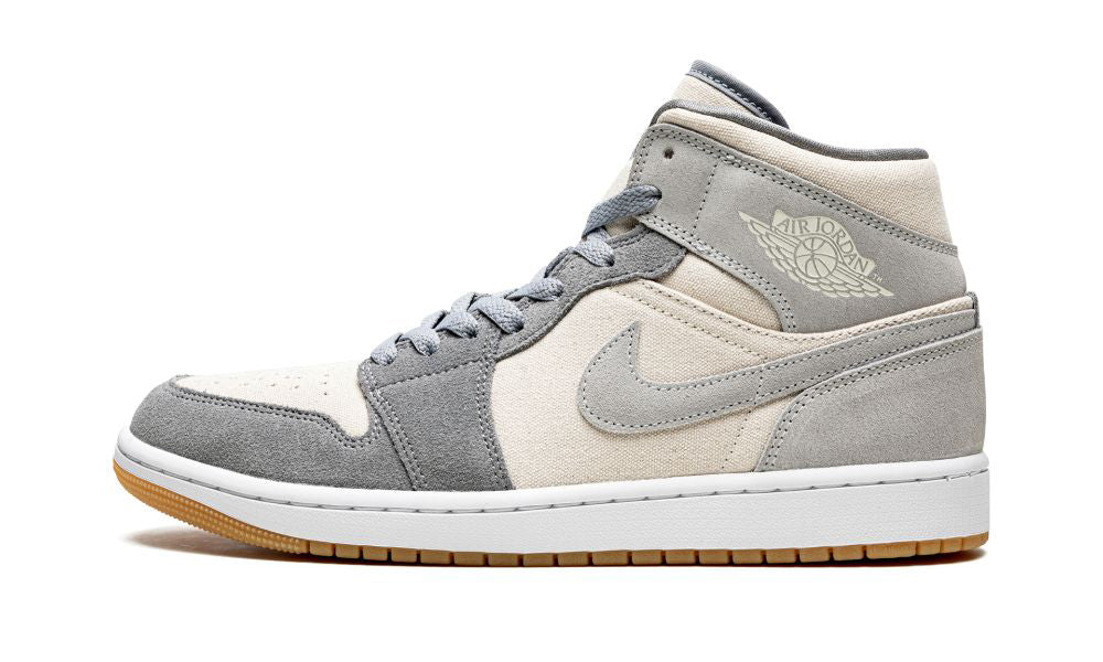 Air Jordan 1 Mid Coconut Milk Particle Grey