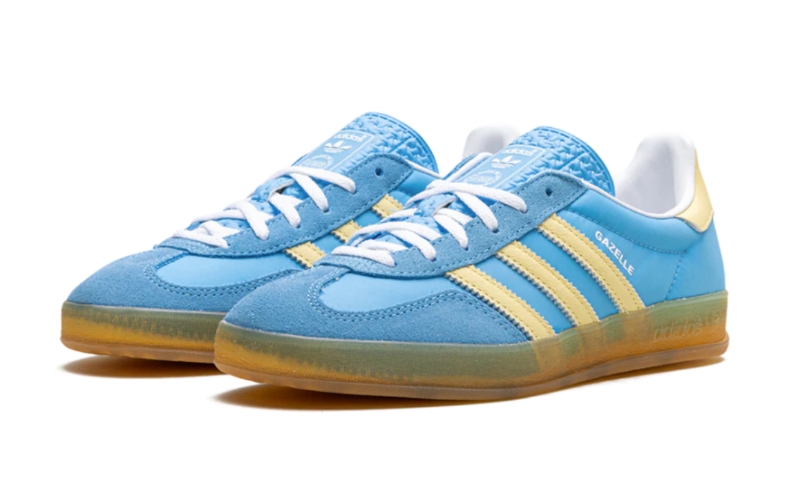 Adidas Gazelle Indoor "Semi Blue Burst Almost Yellow"