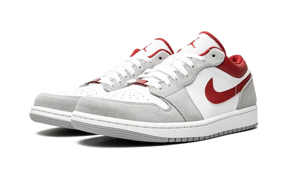 Air Jordan 1 Low Light Smoke Grey Gym Red