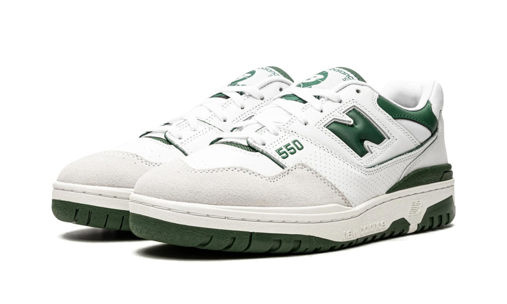 New Balance	550	White green