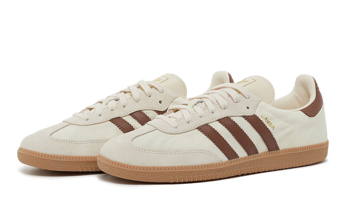 Adidas Samba Cream White preloved Brown