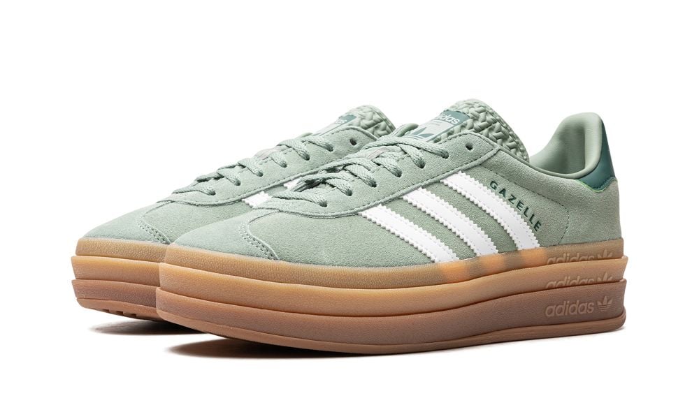 Adidas Gazelle Bold "Silver Green Gum"