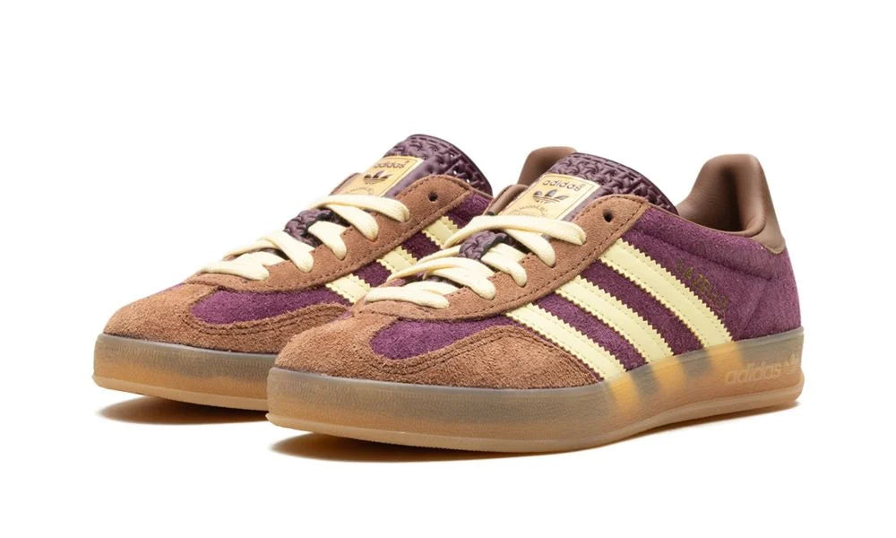 Adidas Gazelle Indoor "Maroon Almost Yellow"