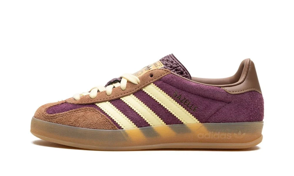 Adidas Gazelle Indoor "Maroon Almost Yellow"