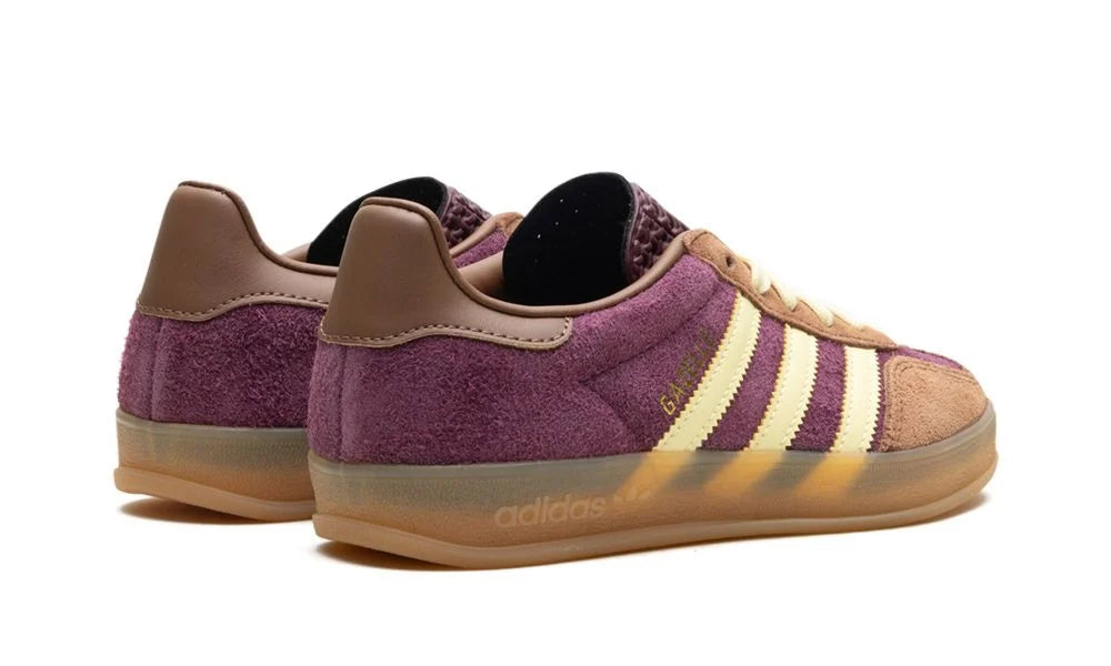 Adidas Gazelle Indoor "Maroon Almost Yellow"