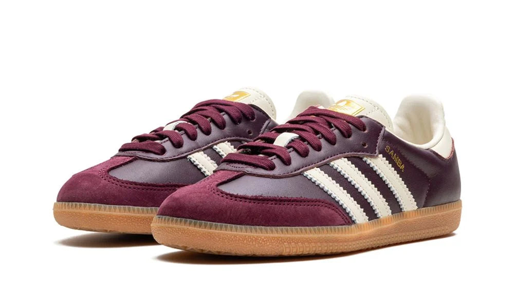 Adidas Samba "Maroon / Cream White"